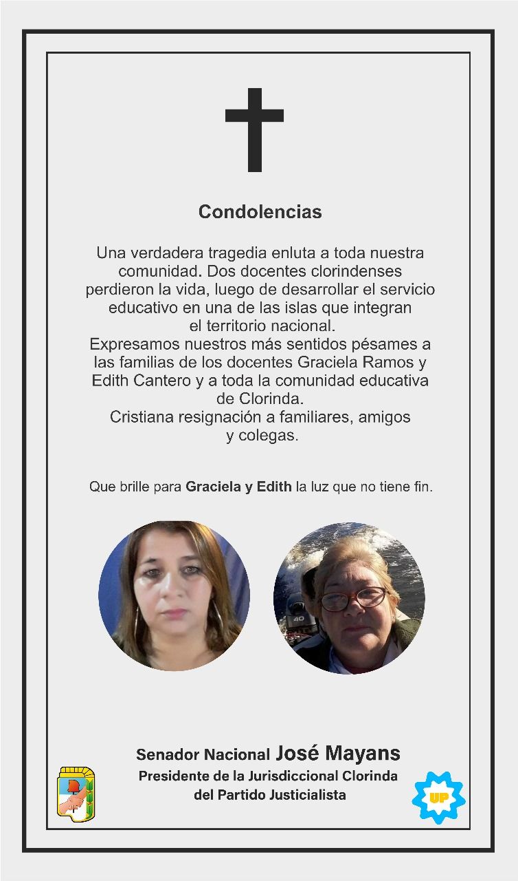 condolencias docentes