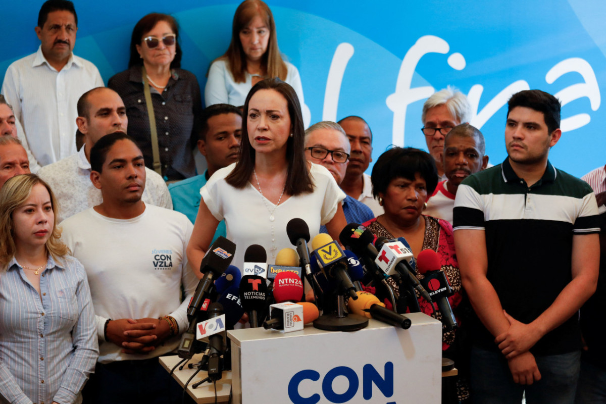 María Corina Machado. Foto: REUTERS.