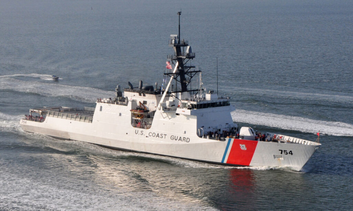 Buque Cutter James. Foto: Embajada de Estados Unidos en Argentina.