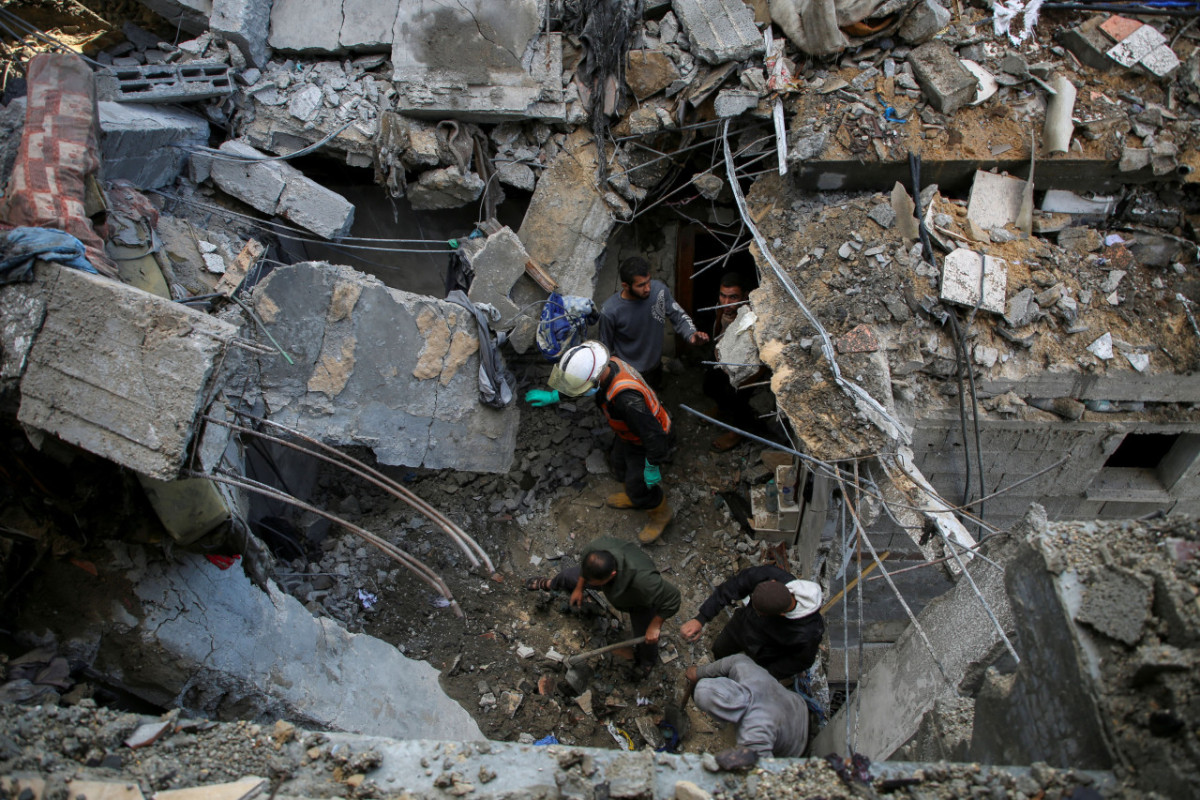 Bombardeos israelíes en Rafah (Gaza). Foto: Reuters.