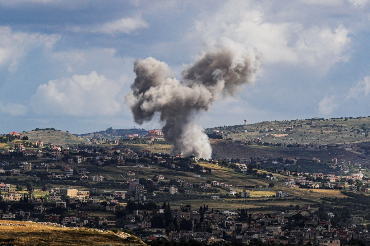 Bombardeo en la frontera entre El Líbano e Israel. Foto: Reuters.