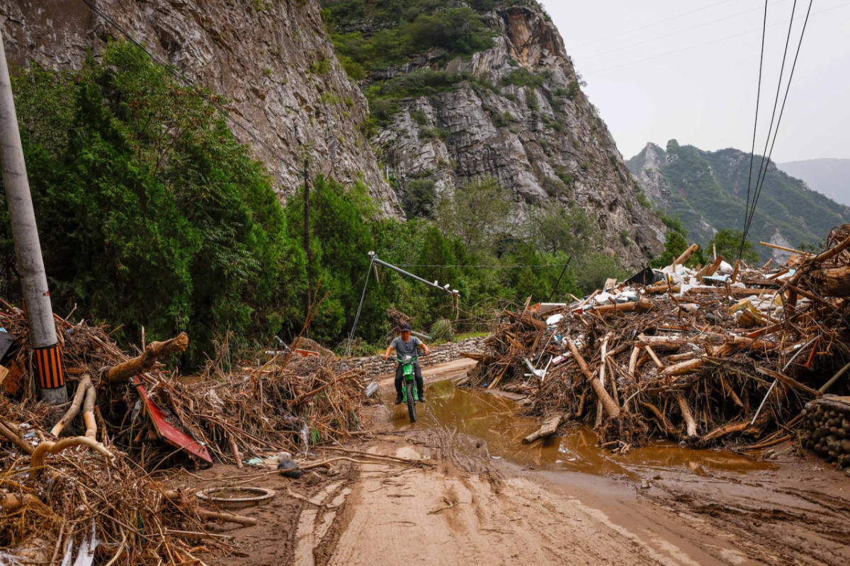 Inundaciones en China. Foto: EFE.