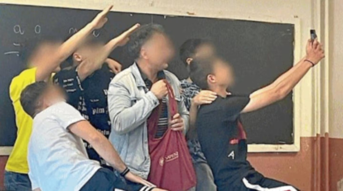 El profesor denunciado por racismo y actos sexuales en Roma. Foto: Gentileza @Il Messaggero.