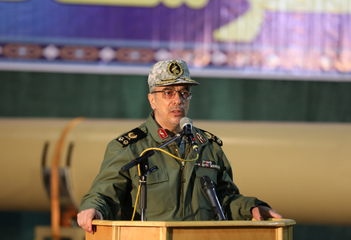 Mohammad Bagheri, jefe del Estado Mayor de las Fuerzas Armadas de Irán. Foto: Reuters.