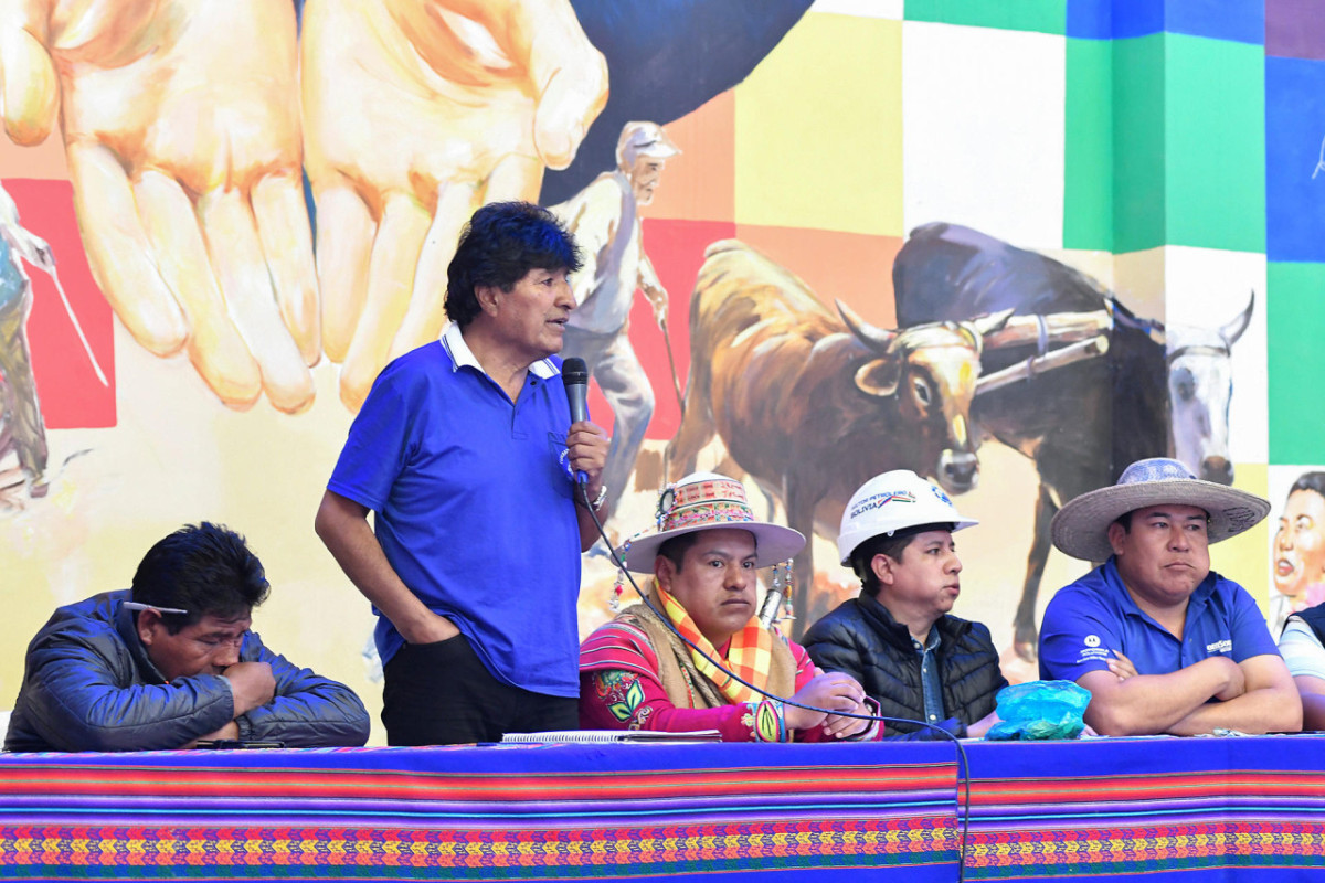 Evo Morales, expresidente de Bolivia. Foto: EFE.