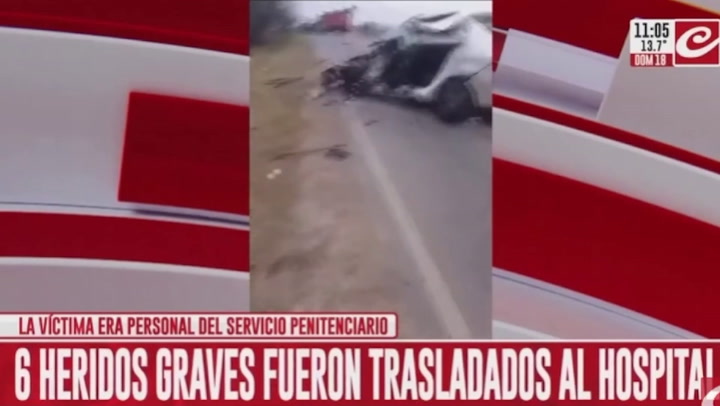 Violento accidente en Florencio Varela: un muerto y 6 heridos