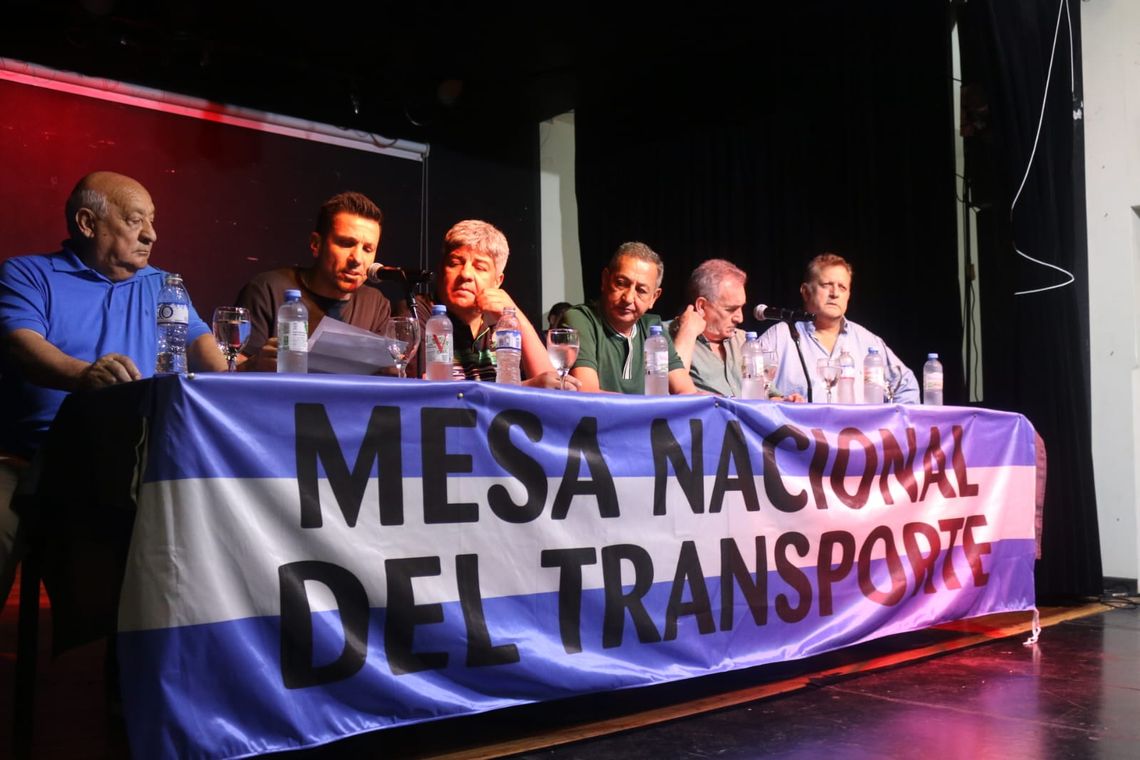 Mesa Nacional del Transporte. 