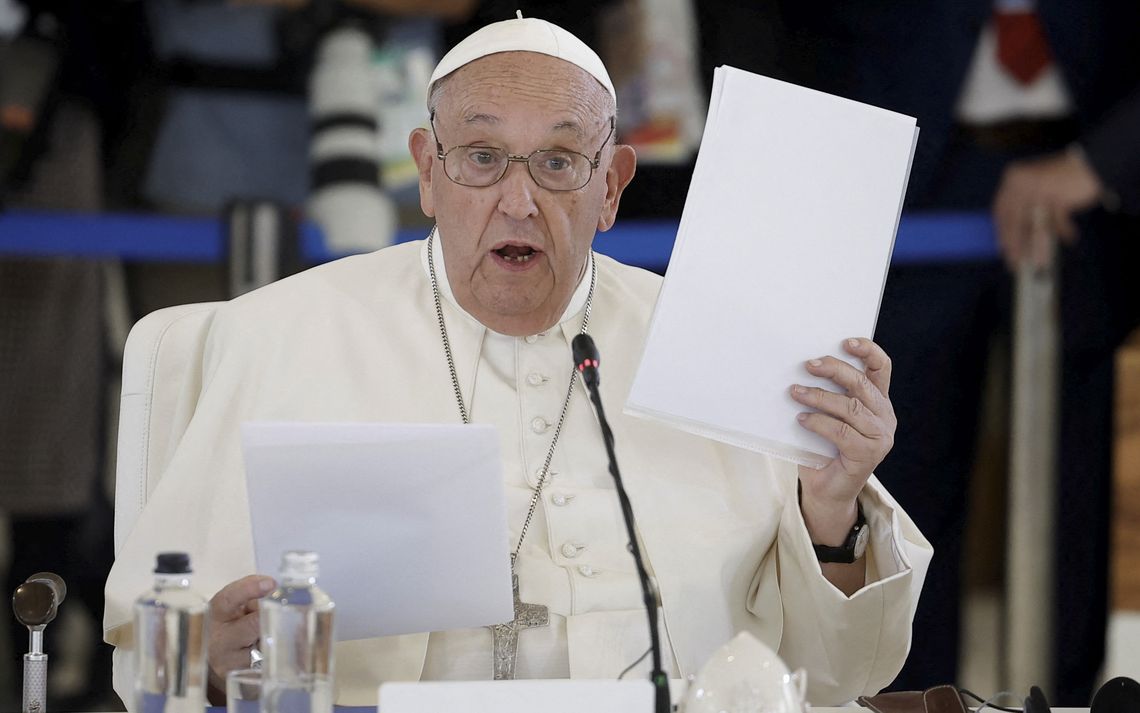 El Papa Francisco tuvo un encuentro con movimientos sociales de todo el mundo.