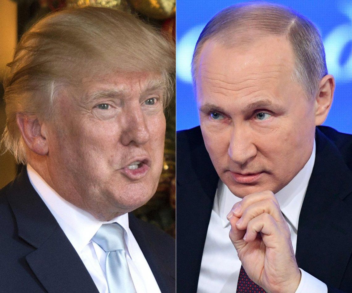 Donald Trump y Vladimir Putin 