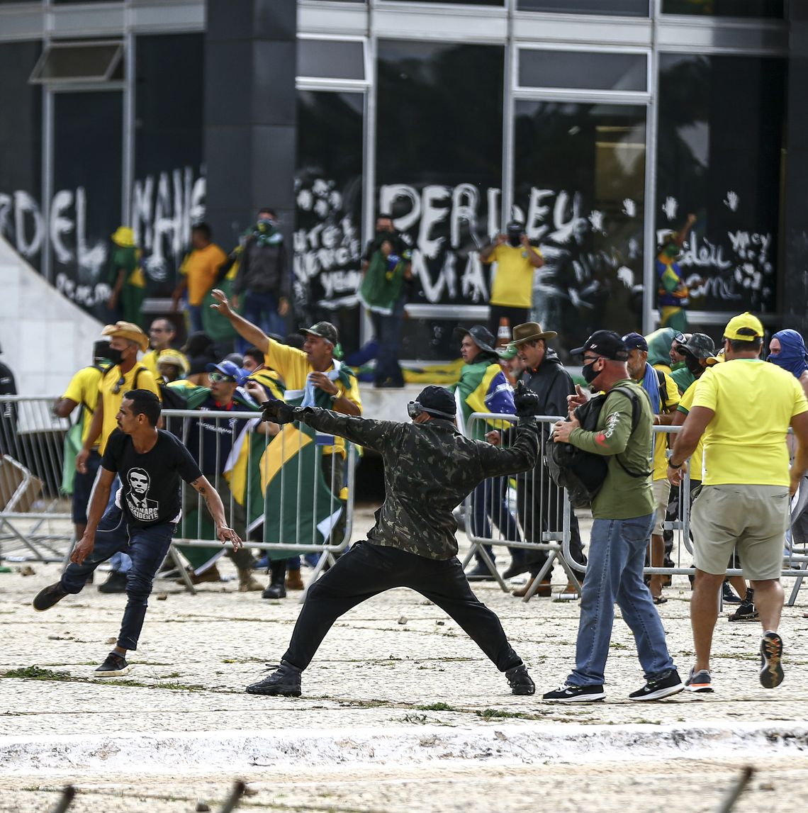 Los incidentes en el Palacio de Planalto