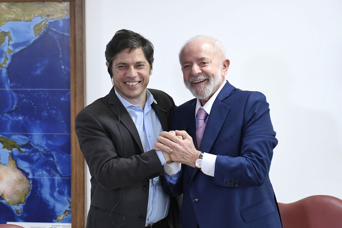 Brasilia - El gobernador Axel Kicillof fue recibido por el presidente de Brasil