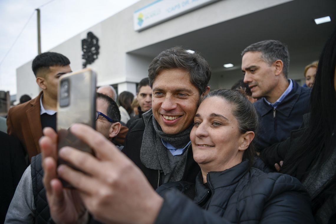 Axel Kicillof inauguró el CAPS del barrio Falucho