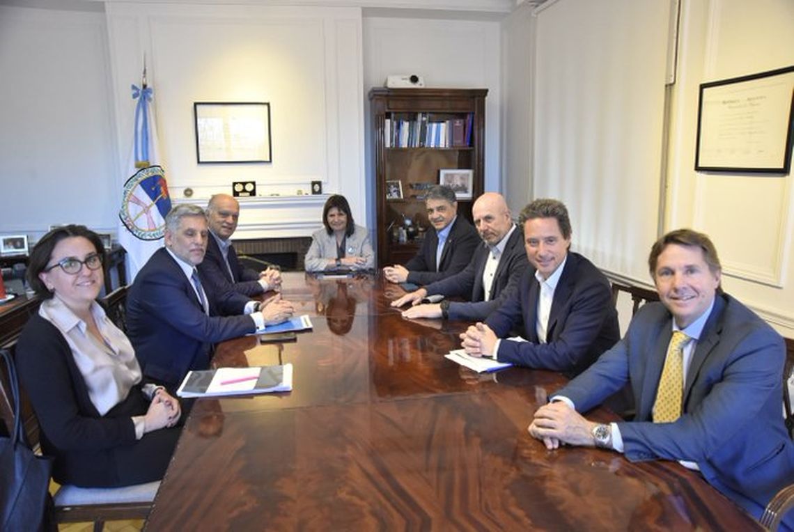 Reunión de Bullrich y Macri. 