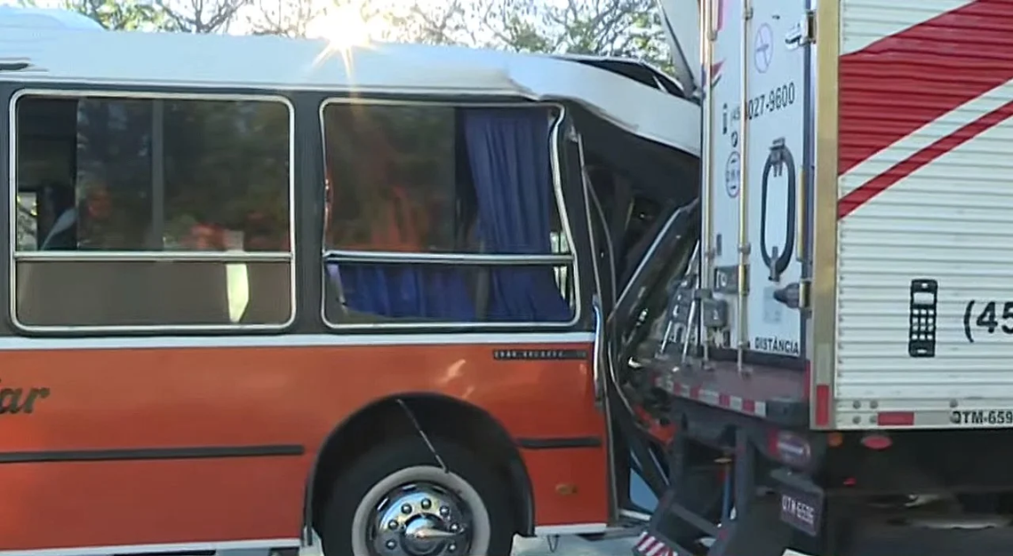 El accidente se produjo en la mano hacia el Riachuelo.