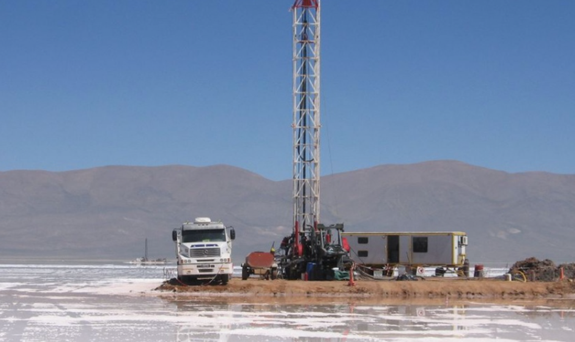 Producción de litio en la provincia de Jujuy.