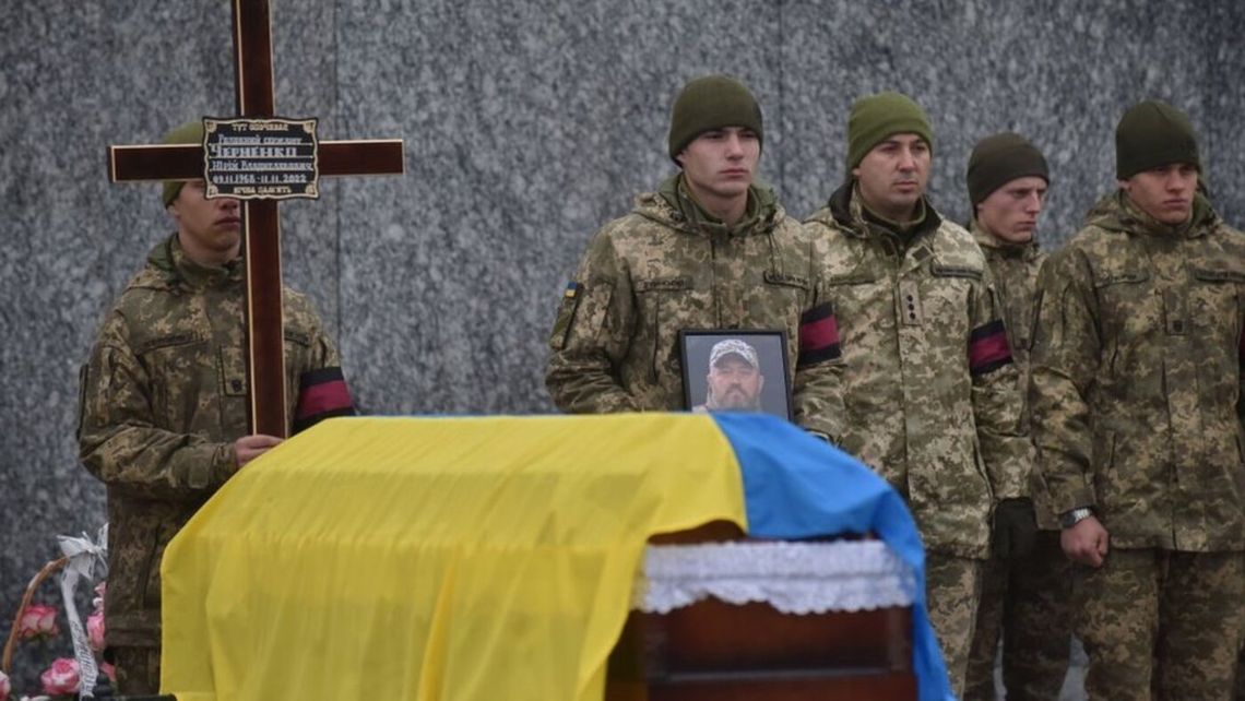 Foto archivo - Soldado de Ucrania muerto en combate con fuerzas de Rusia