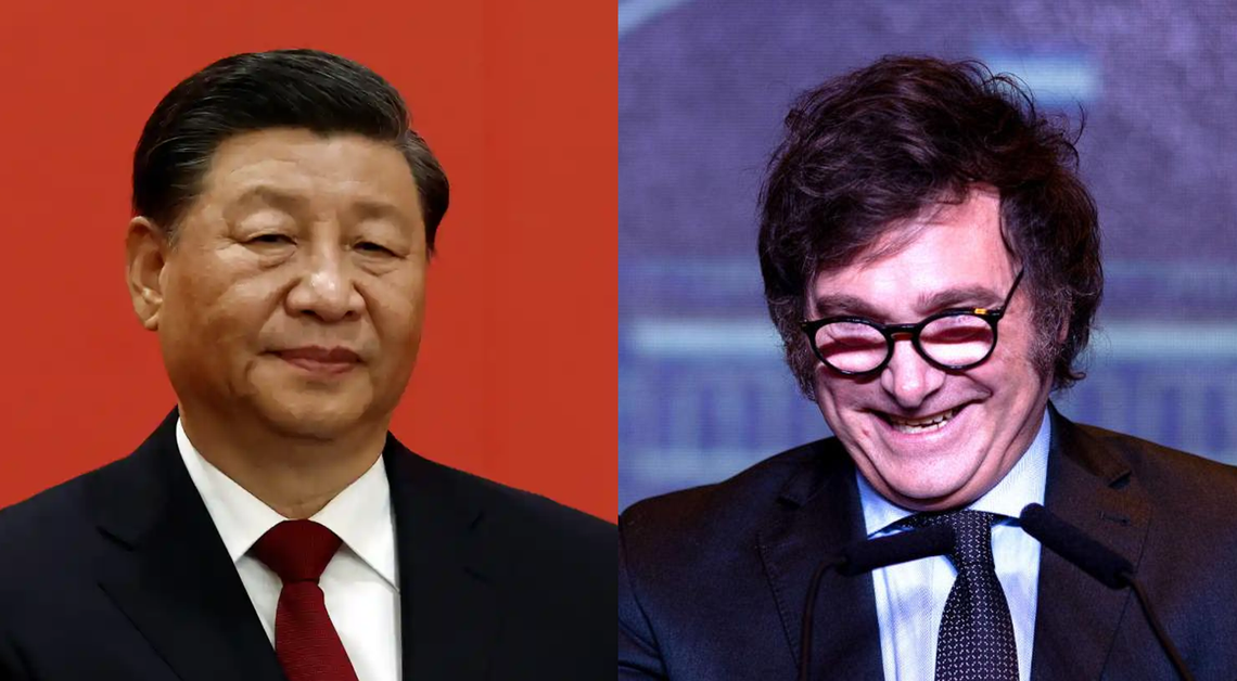 En encuentro entre Xi Jinping y Javier Milei está previsto para las 10.20 de este martes.