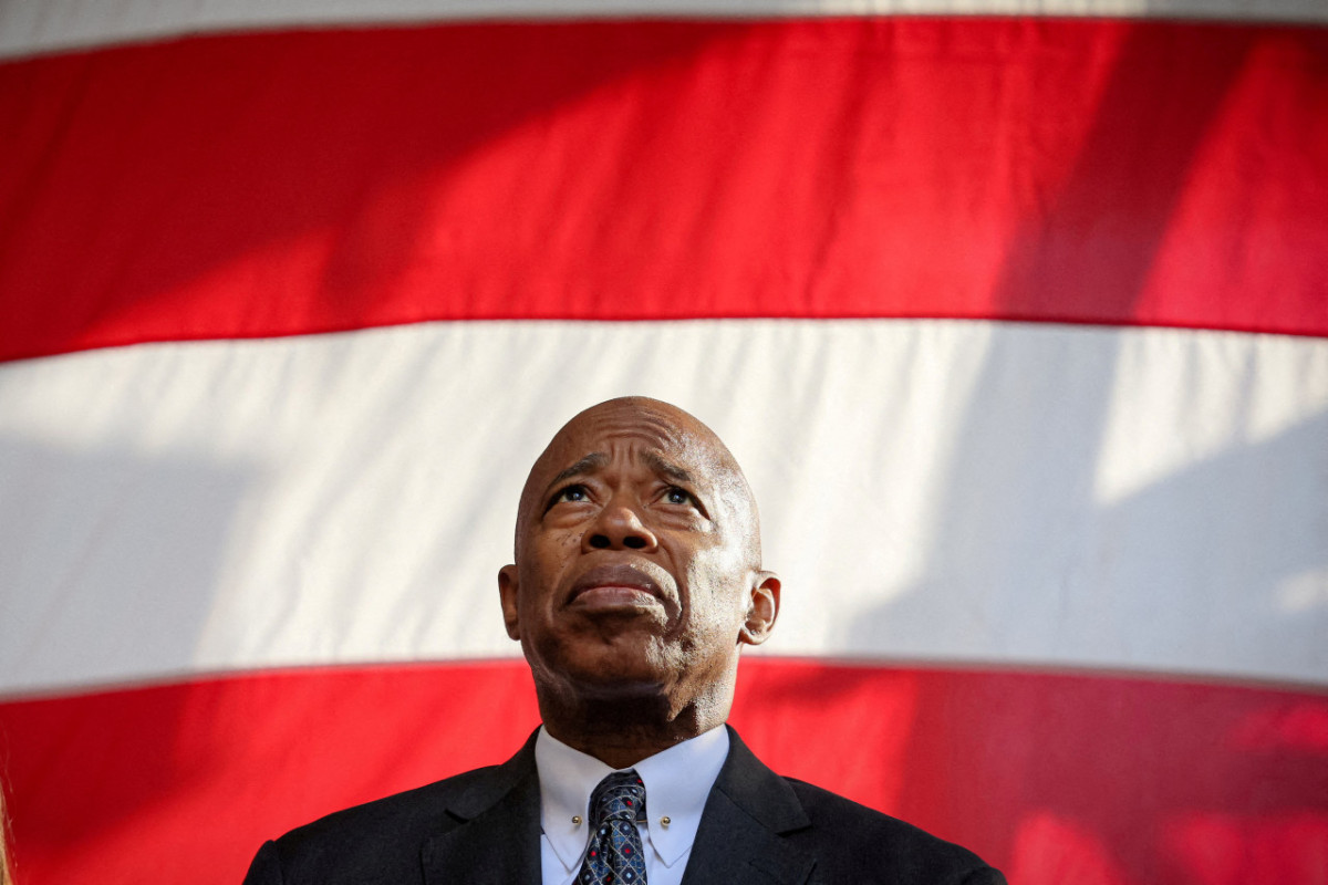 Eric Adams, alcalde de Nueva York. Foto: Reuters.