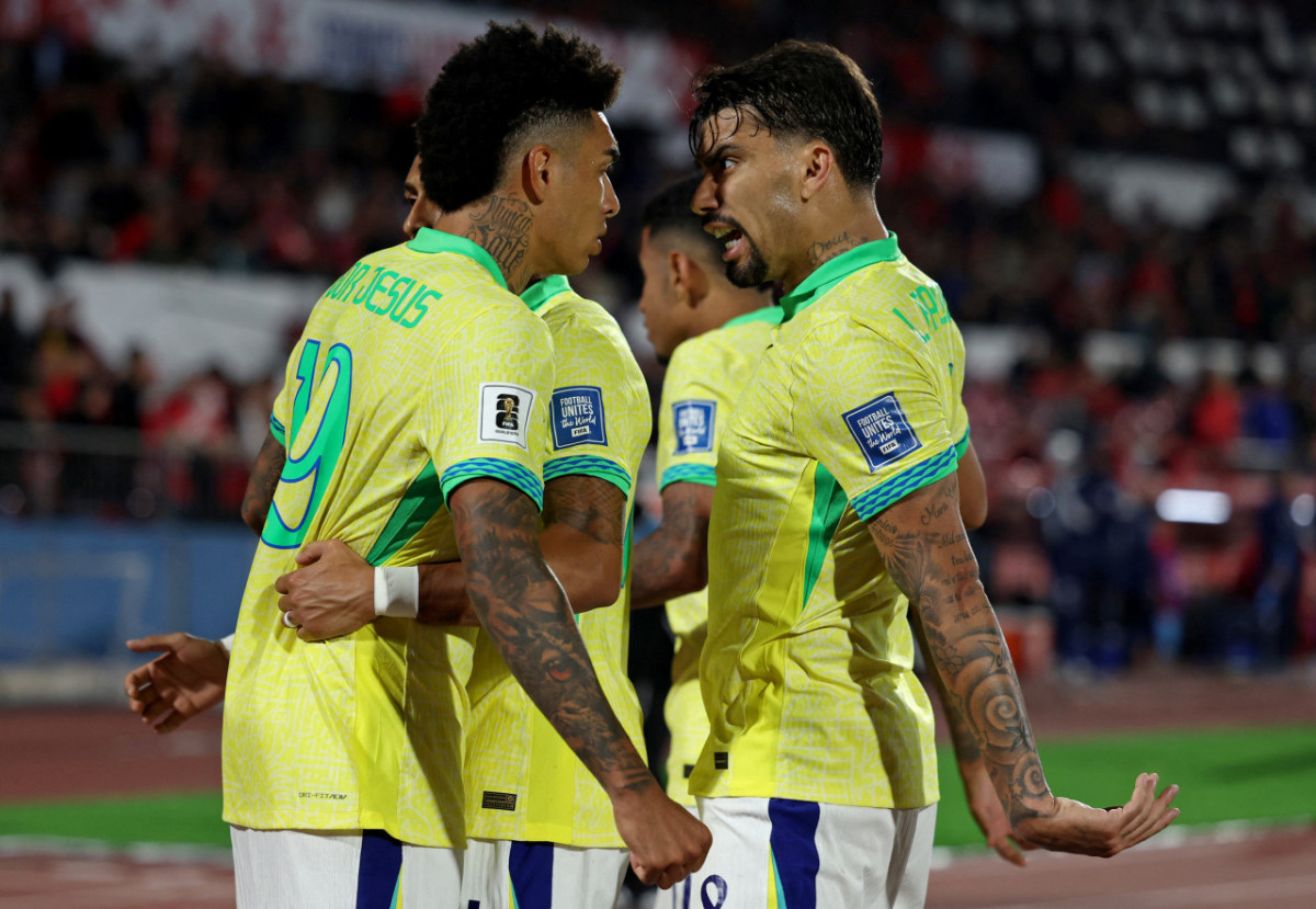 Selección de Brasil en las Eliminatorias. Foto: REUTERS.