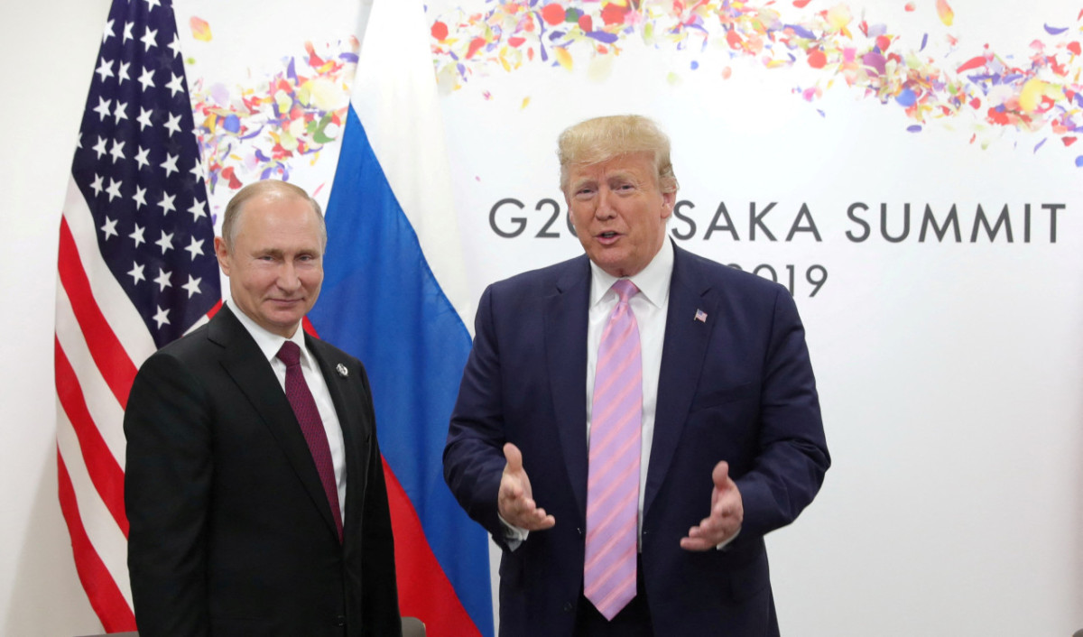 Donald Trump y Vladimir Putin. Foto: Reuters.