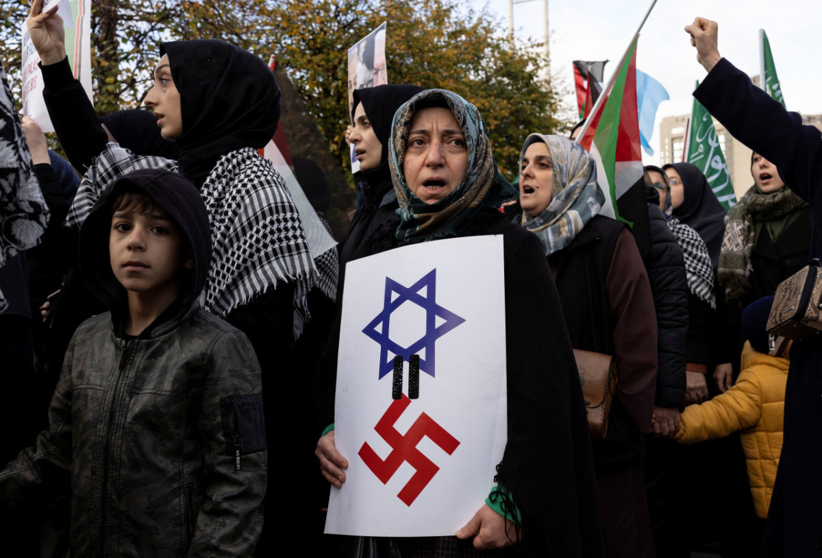 Protesta contra Israel. Foto: Reuters