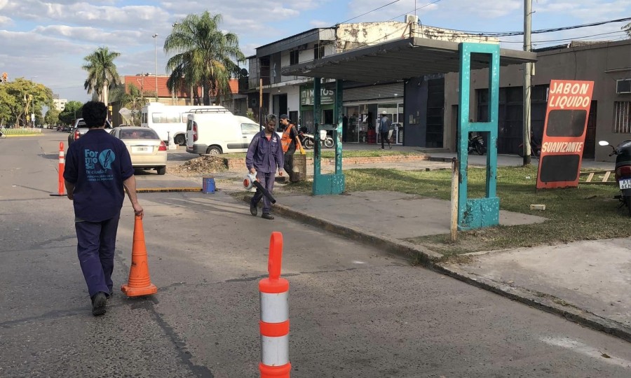 La Municipalidad prepara las paradas para los colectivos, que parten este  miércoles hacia Formosa - Diario La Mañana